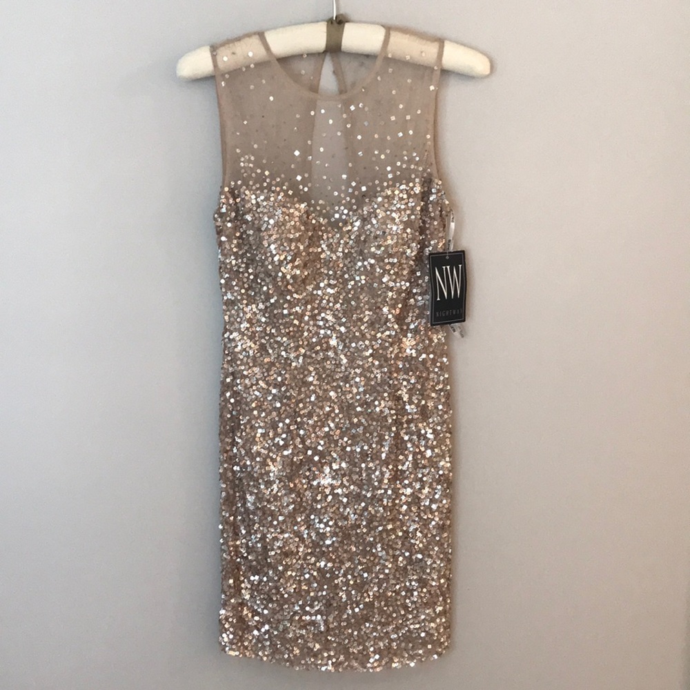 Nightway Sequined Dress